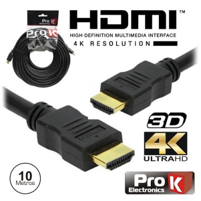 Cabo HDMI Dourado M / M 10mt