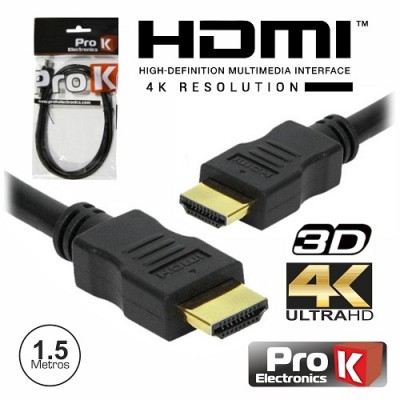 Cabo HDMI Dourado M / M 1.5mt