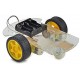 Kit Chassi Carro 2WD c/ Encoders e Motores